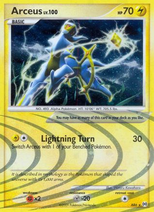 Arceus (AR6) Holofoil - Arceus