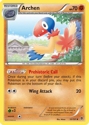 Archen (53) Reverse Holofoil - Plasma Blast