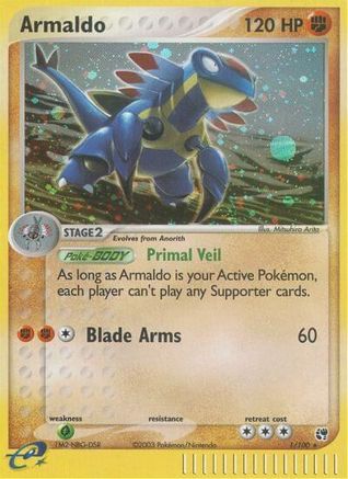 Armaldo (1) Reverse Holofoil - Sandstorm