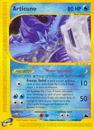 Articuno (4) (4) Reverse Holofoil - Skyridge