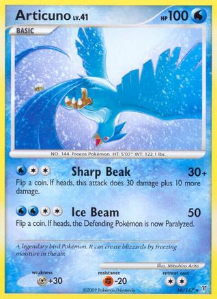 Articuno (16) Reverse Holofoil - Supreme Victors