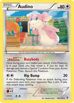 Audino (126) Reverse Holofoil - Boundaries Crossed