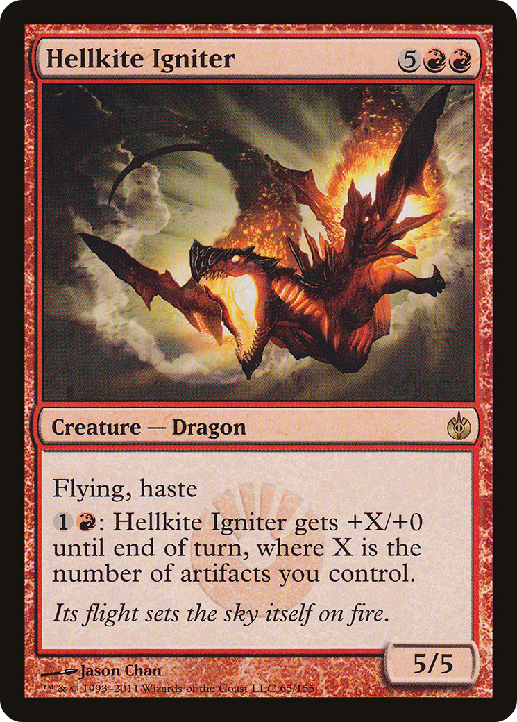 Hellkite Igniter (065) Foil - Mirrodin Besieged