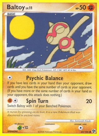Baltoy (60) Reverse Holofoil - Great Encounters