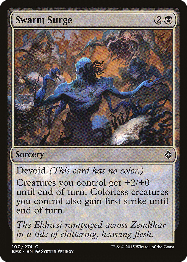 Swarm Surge (100) Foil - Battle for Zendikar