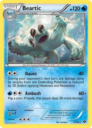 Beartic (37) Reverse Holofoil - Next Destinies