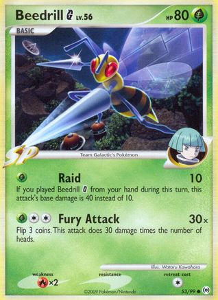 Beedrill G (53) Reverse Holofoil - Arceus