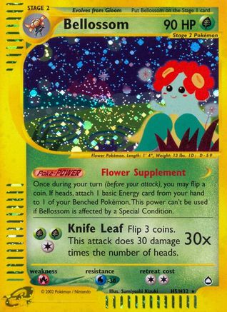Bellossom (H5) (H5) Holofoil - Aquapolis