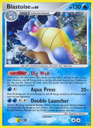 Blastoise (2) Holofoil - Platinum