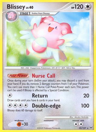 Blissey (22) Reverse Holofoil - Platinum