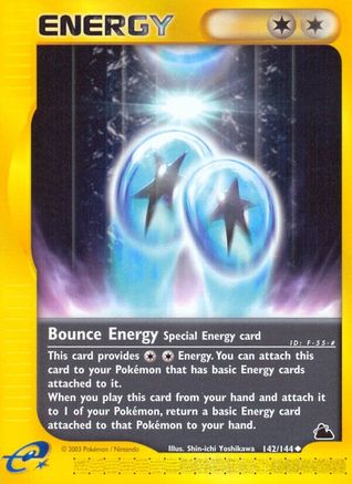 Bounce Energy (142) Reverse Holofoil - Skyridge
