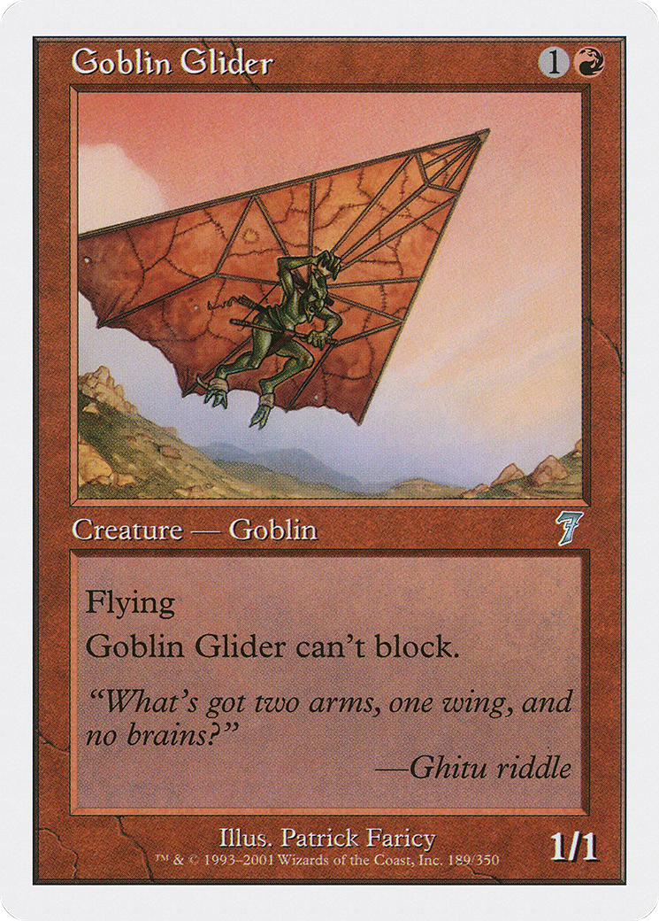 Goblin Glider (189) Foil - Seventh Edition