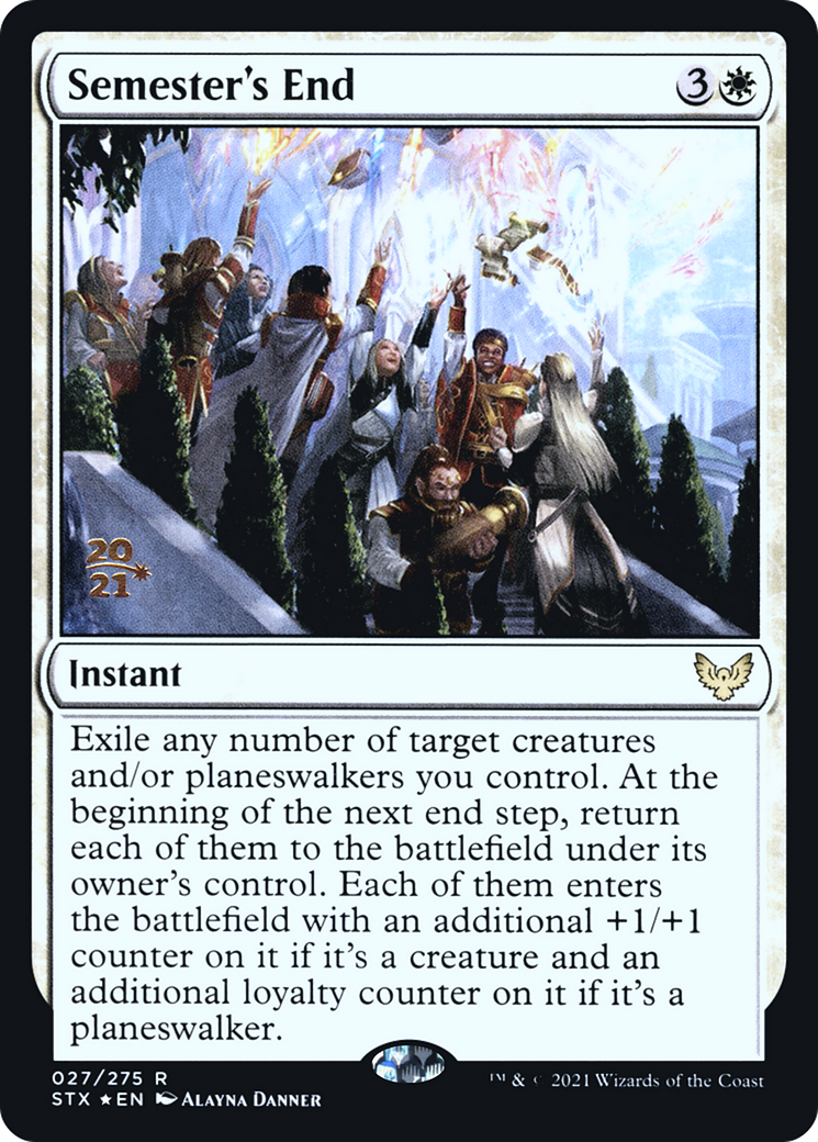 Semester's End (027) Foil - Strixhaven: School of Mages Promos