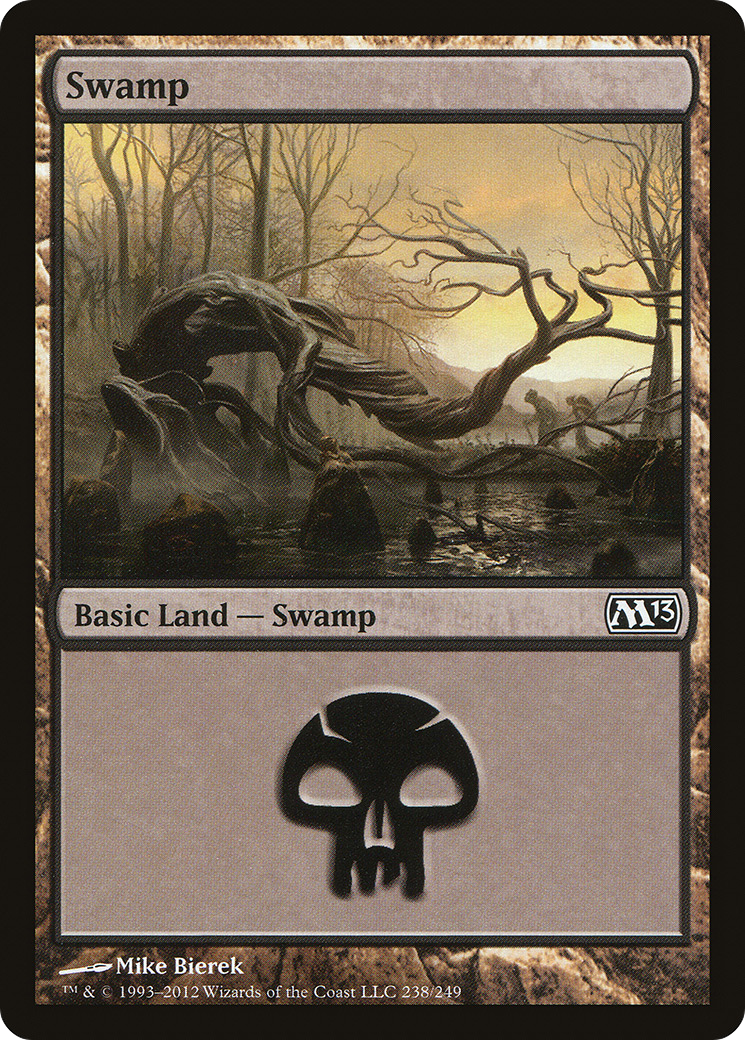 Swamp (238) Foil - Magic 2013