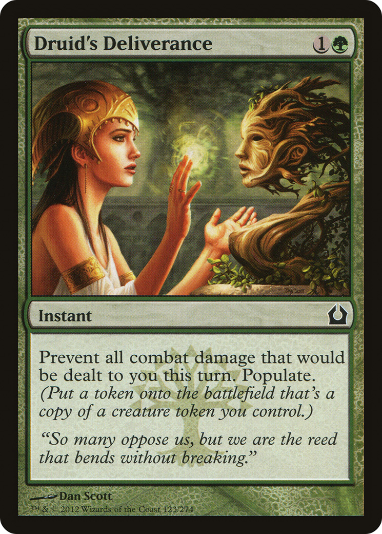 Druid's Deliverance (123) Foil - Return to Ravnica
