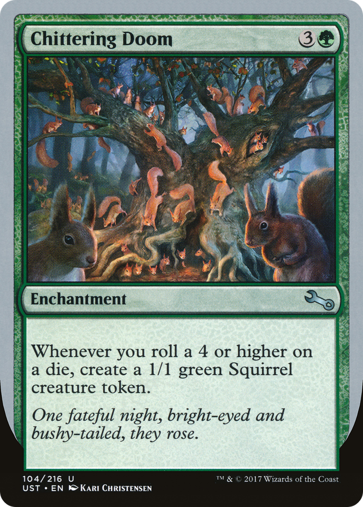 Chittering Doom (104) Foil - Unstable