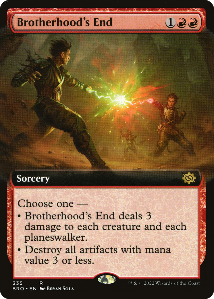 Brotherhood's End (Extended Art) (335) Foil - The Brothers' War