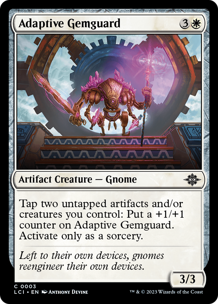 Adaptive Gemguard (003) Foil - The Lost Caverns of Ixalan