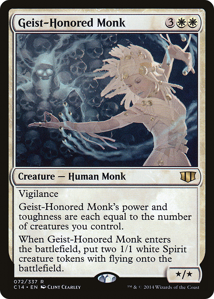 Geist-Honored Monk (072) - Commander 2014