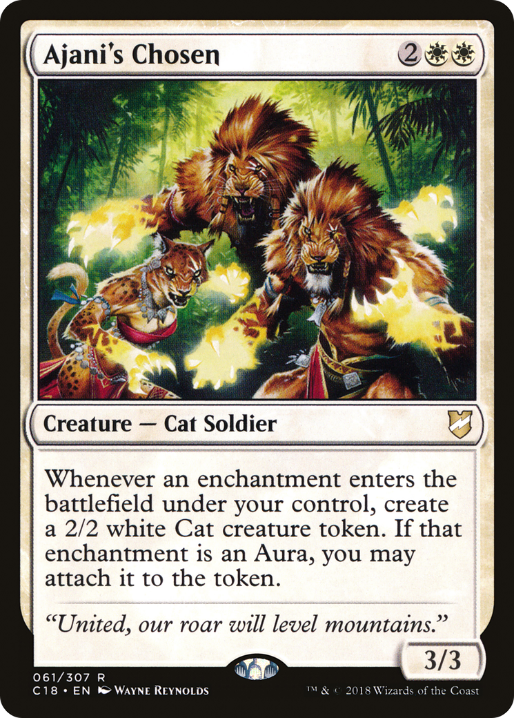 Ajani's Chosen (061) - Commander 2018