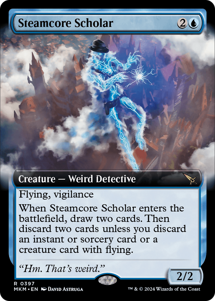 Steamcore Scholar (Extended Art) (397) Foil - Murders at Karlov Manor
