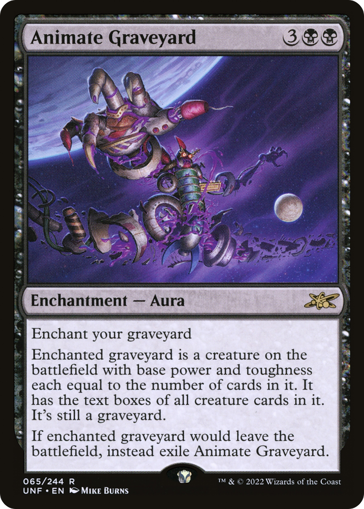 Animate Graveyard (065) Foil - Unfinity