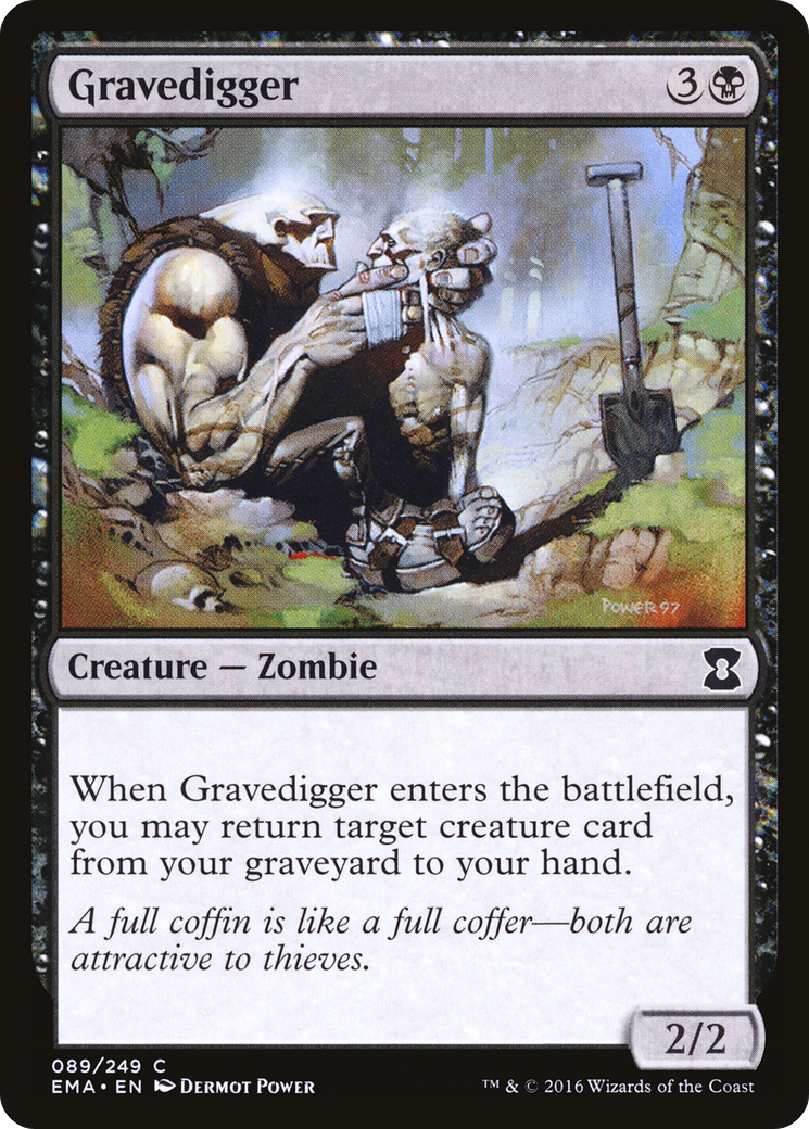 Gravedigger (089) Foil - Eternal Masters