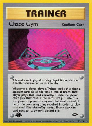 Chaos Gym (102) (1st Edition) - Gym Challenge