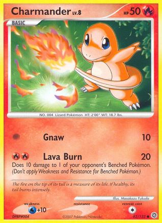 Charmander (82) Reverse Holofoil - Secret Wonders