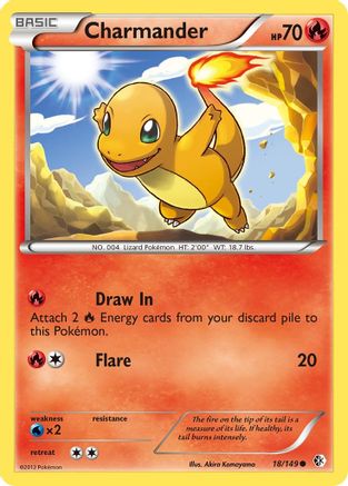Charmander (18) Reverse Holofoil - Boundaries Crossed