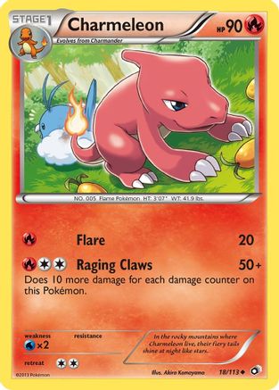 Charmeleon (18) Reverse Holofoil - Legendary Treasures