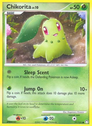 Chikorita (77) Reverse Holofoil - Mysterious Treasures