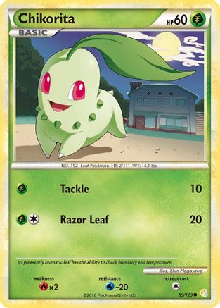 Chikorita (59) Reverse Holofoil - HeartGold SoulSilver