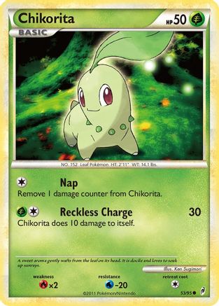 Chikorita (53) Reverse Holofoil - Call of Legends