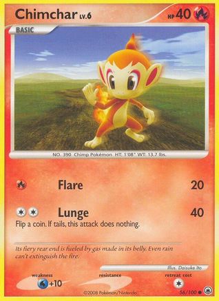 Chimchar (56) Reverse Holofoil - Majestic Dawn