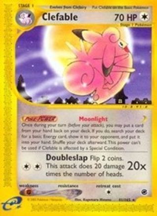 Clefable (41) (41) Reverse Holofoil - Expedition