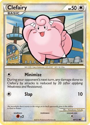 Clefairy (60) Reverse Holofoil - HeartGold SoulSilver