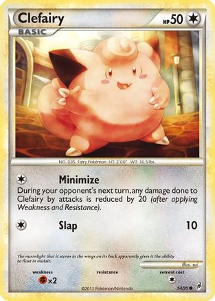 Clefairy (54) Reverse Holofoil - Call of Legends