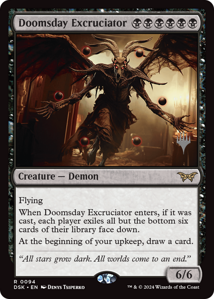 Doomsday Excruciator (094) Foil - Duskmourn: House of Horror Promos