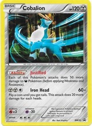 Cobalion - BW72 (BW72) Holofoil - Black and White Promos