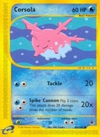 Corsola (102) Reverse Holofoil - Expedition