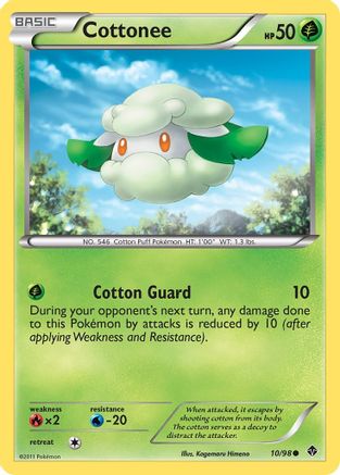 Cottonee (10) Reverse Holofoil - Emerging Powers