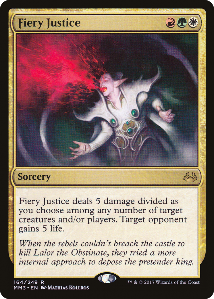 Fiery Justice (164) Foil - Modern Masters 2017