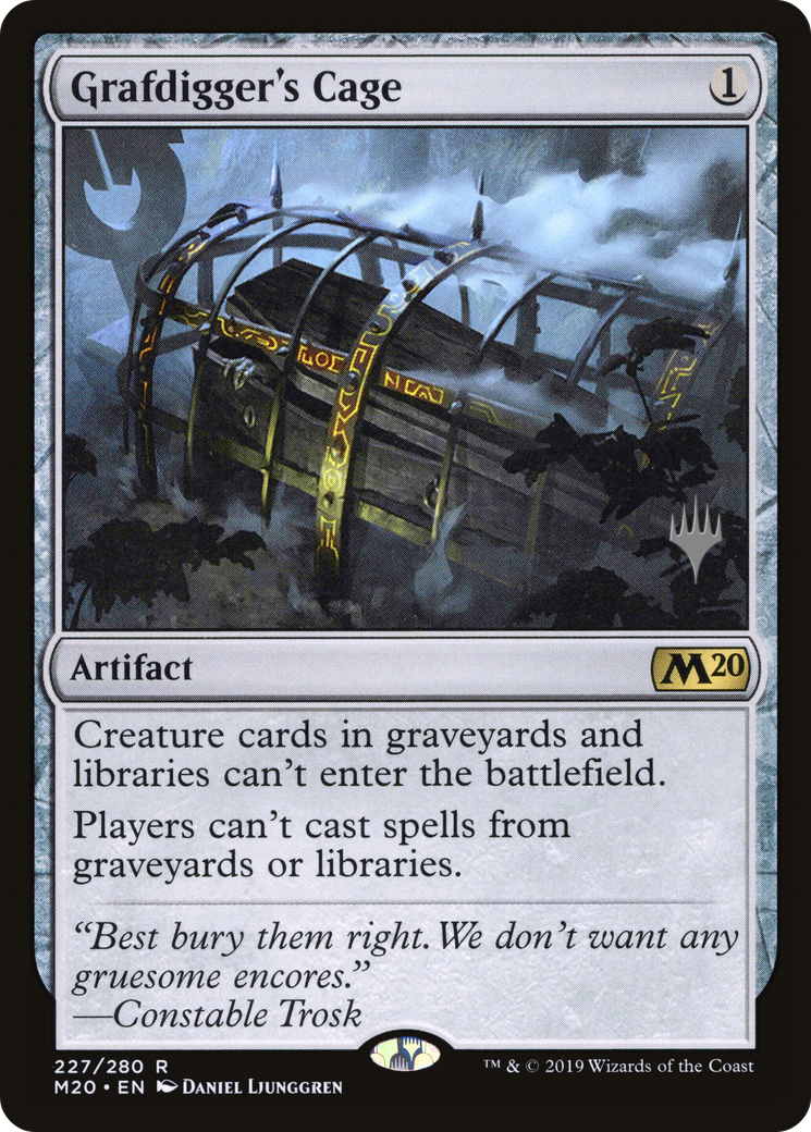 Grafdigger's Cage (227p) - Core Set 2020 Promos