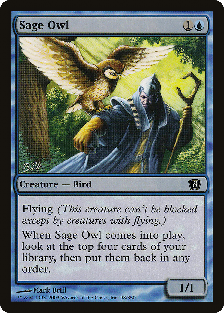 Sage Owl (098) - Eighth Edition
