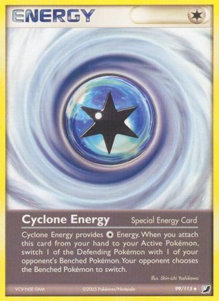 Cyclone Energy (99) Reverse Holofoil - Unseen Forces