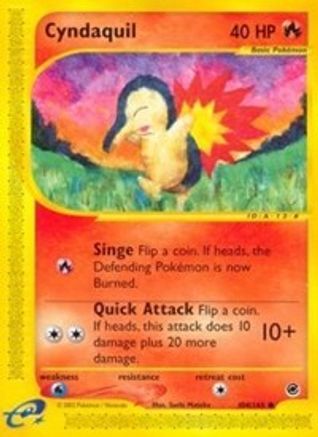 Cyndaquil (104) (104) Reverse Holofoil - Expedition