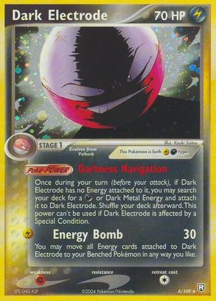 Dark Electrode (4) Reverse Holofoil - Team Rocket Returns