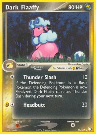 Dark Flaaffy (33) Reverse Holofoil - Team Rocket Returns