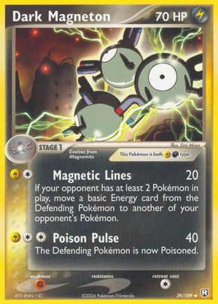 Dark Magneton (39) Reverse Holofoil - Team Rocket Returns